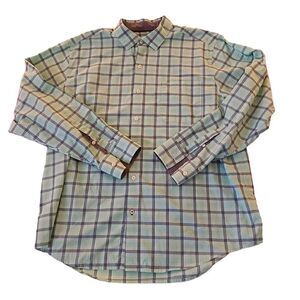 Tommy Bahama Island Zone Long Sleeve Button Down Shirt Size XL